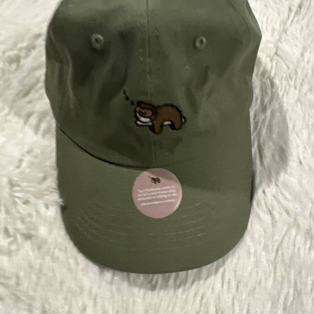 Follow Your Legend Sloth rescue baseball hat adjustable green